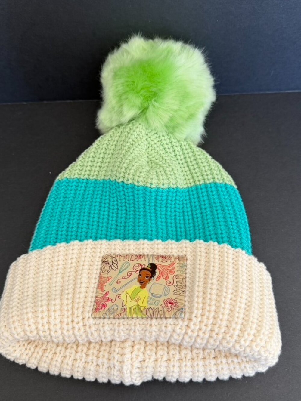 Disney X Love Your Melon Tiana Princess and the Frog Pom Beanie